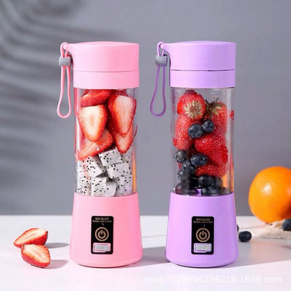 USB Portable Smoothie Blender - with Powerful 6 Stainless Steel Blades